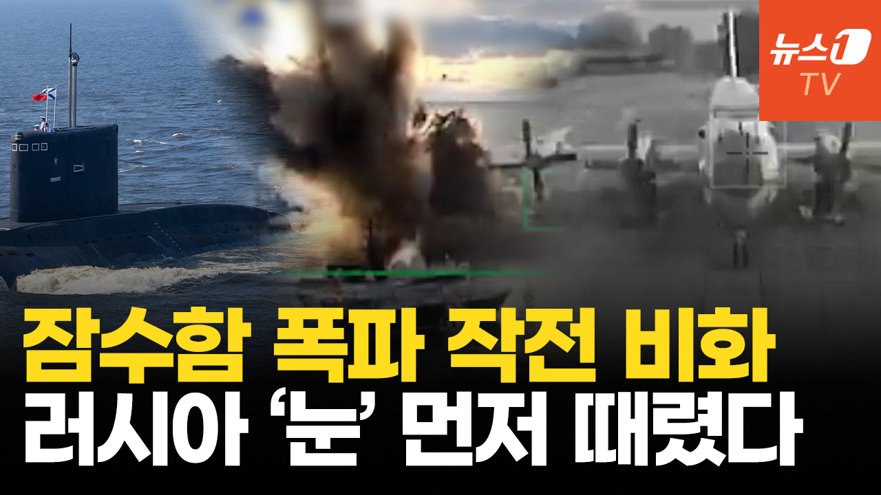 우크라, 잠수함 파괴 작전 전모…러 대잠 초계기 깡통 만들었다