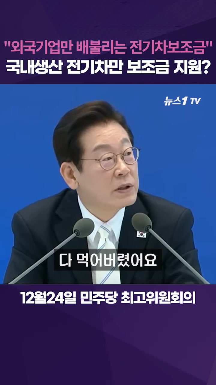 외국산 전기차 지원금 사라지나…이언주 "국내생산만 지원해야"