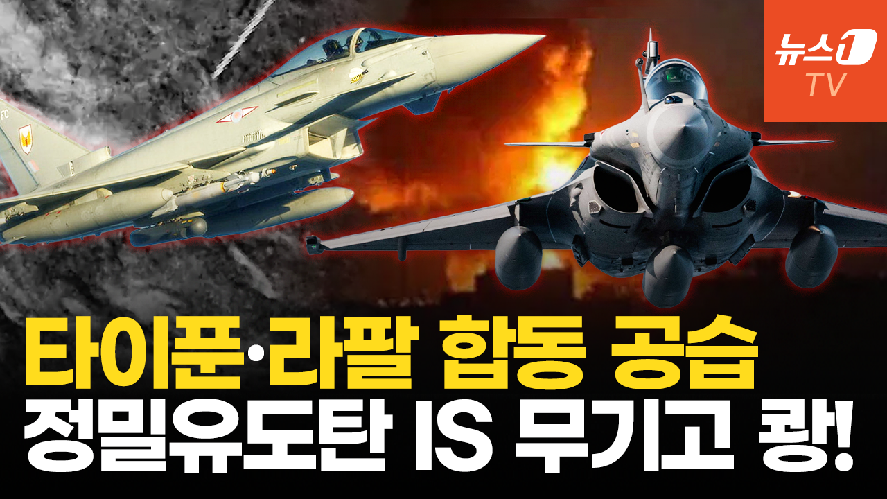 英 타이푼·佛 라팔 동시 출격…시리아 내 IS 잔당 소탕한다