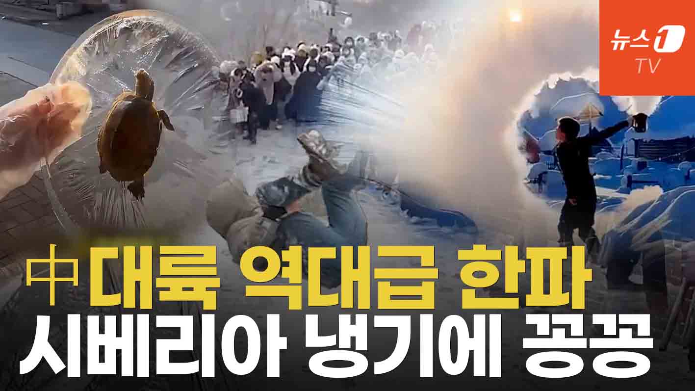 中 대륙도 한파에 몸살...북극 한파 직진