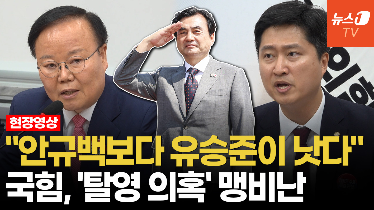 "유승준 데려와 국방장관 시키면 군가라도 가르쳐"…국힘, 안규백 '탈영의혹' 맹폭