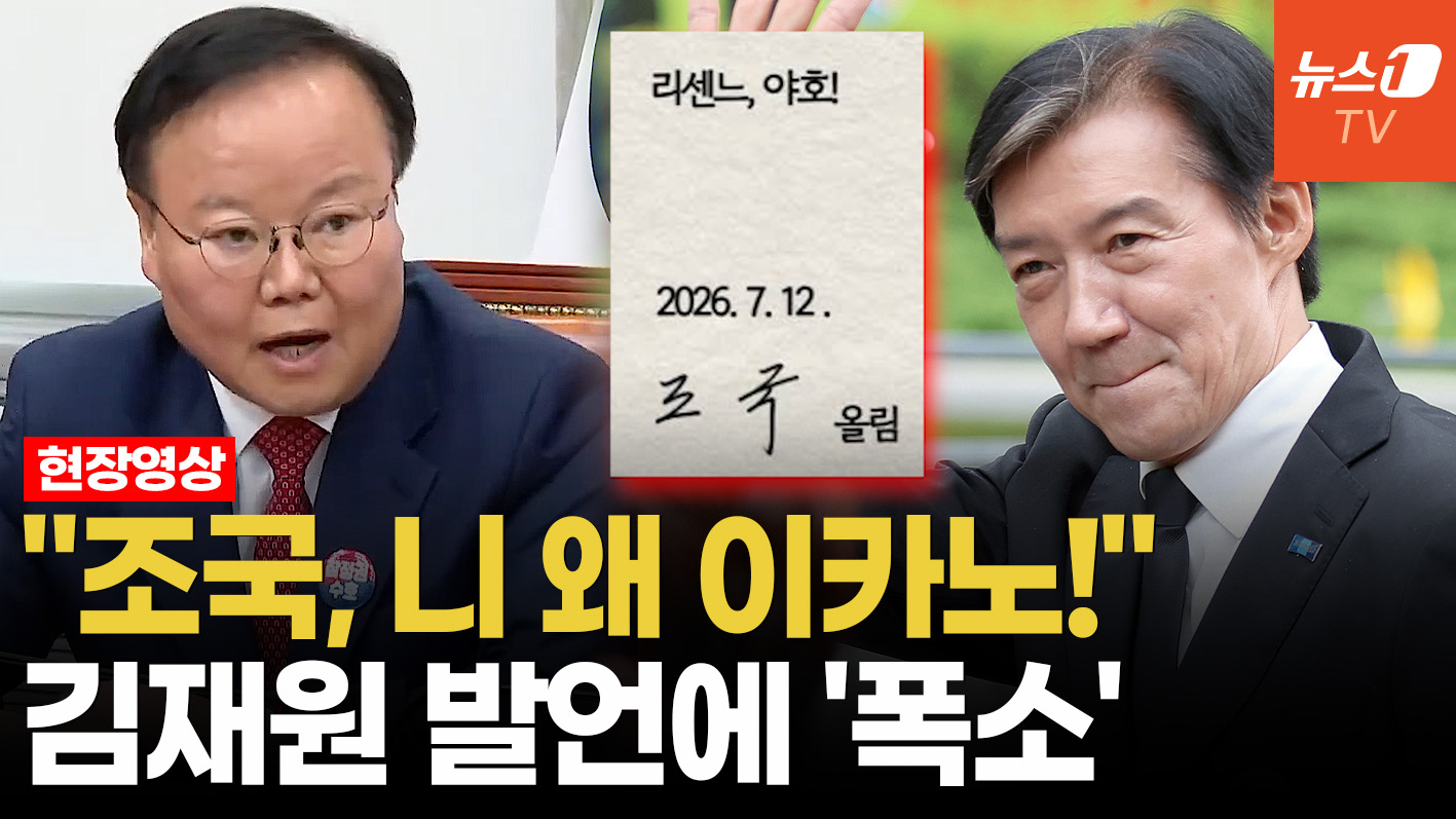 "조국, 야호!"…국힘 김재원 발언에 '빵' 터진 최고위