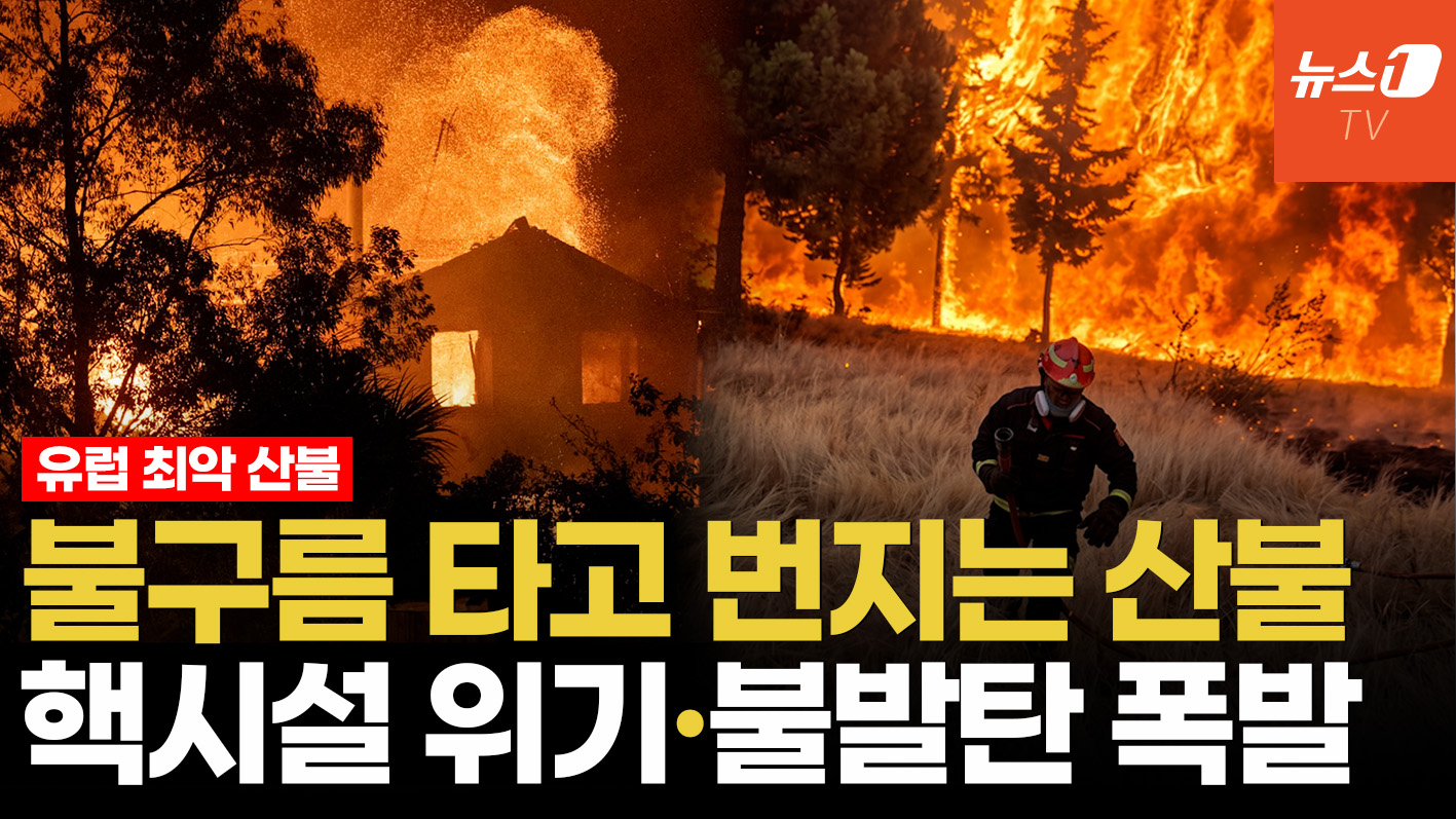 "2차대전 이후 최대 위기"…초유의 '화재 구름', 지옥불에 갇힌 프랑스·스페인