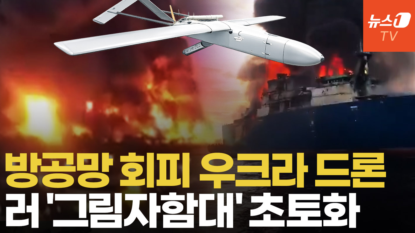 러 '그림자 함대' 218척 줄줄이 쾅!…방공 미사일 피하는 우크라 드론 포착