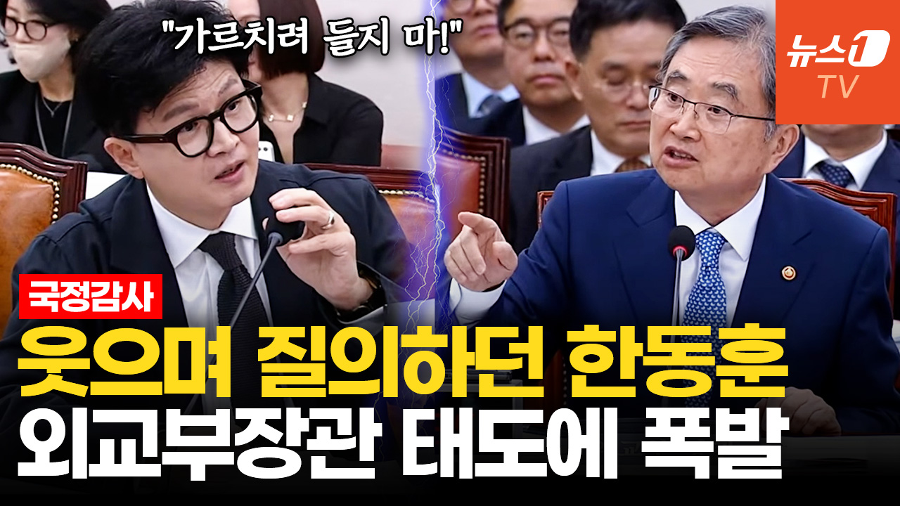 한동훈 "北에 찍소리도 못하면서"…조현 "그런 표현에 답변 거부" 설전