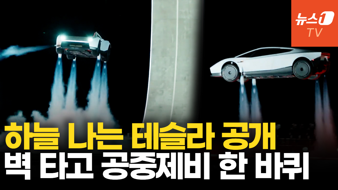 "차 막히면 점프" 테슬라, 하늘 나는 스포츠카 시연